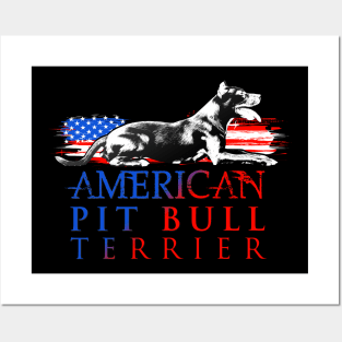 American Pit Bull Terrier Posters and Art